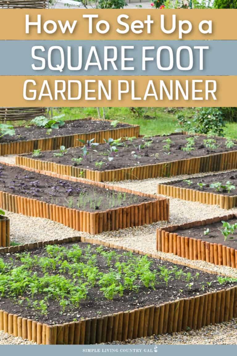 Square Foot Garden planner | Simple Living Country Gal