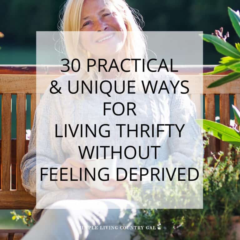 30 ways for simple thrifty living