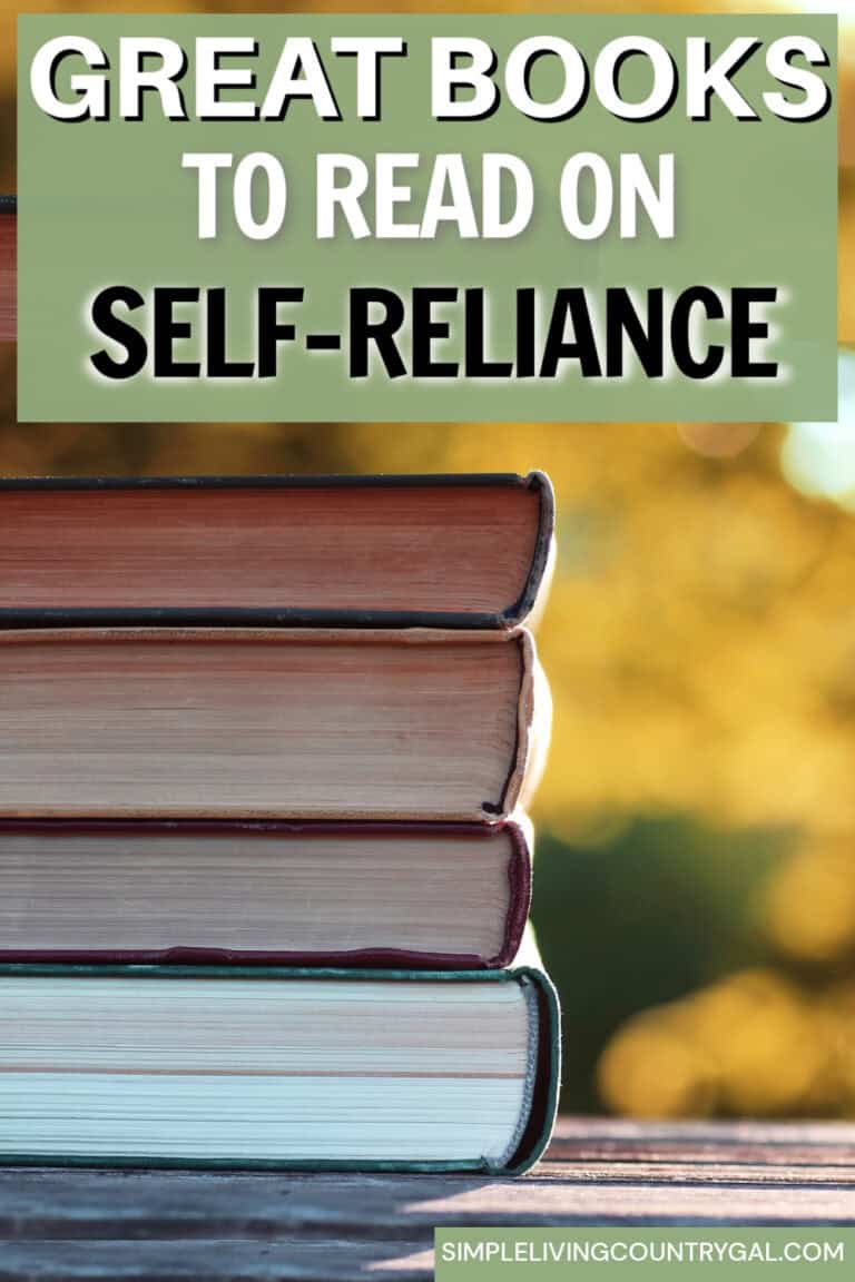 books on self-reliance | Simple Living Country Gal