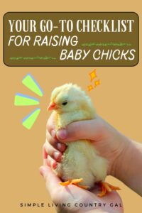 What Do You Need for Baby Chicks: A Complete List | Simple Living ...