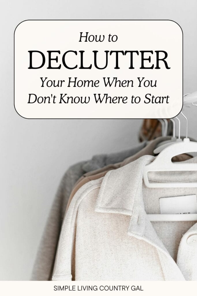 Where to Start Decluttering Your Home 
