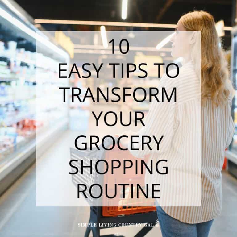 Young woman doing grocery shopping at the supermarket.