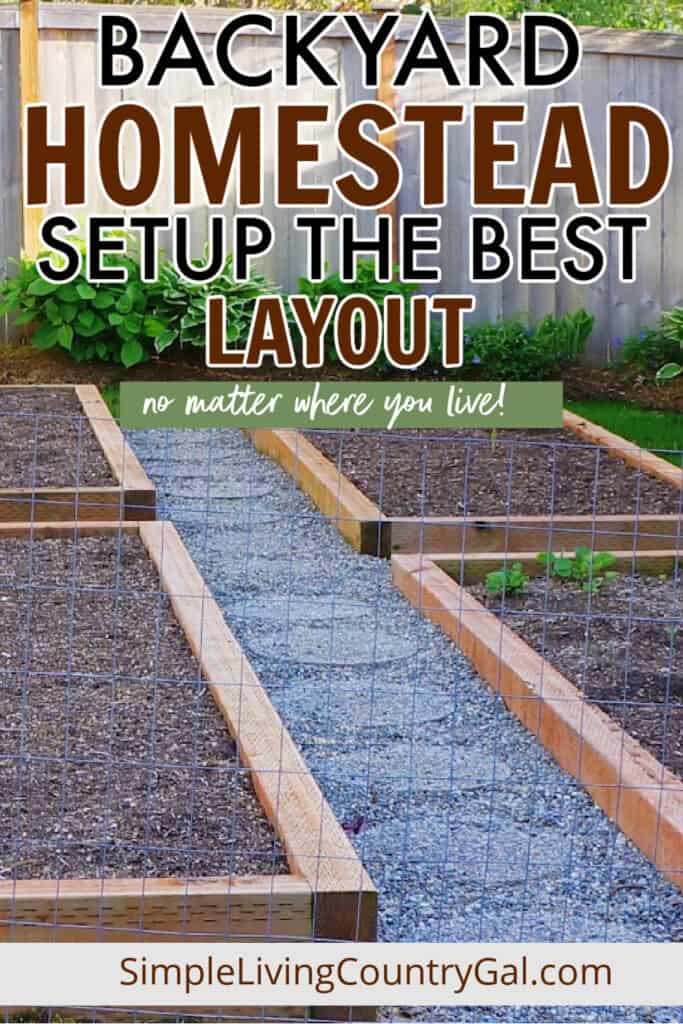 BACKYARD HOMESTEAD LAYOUT