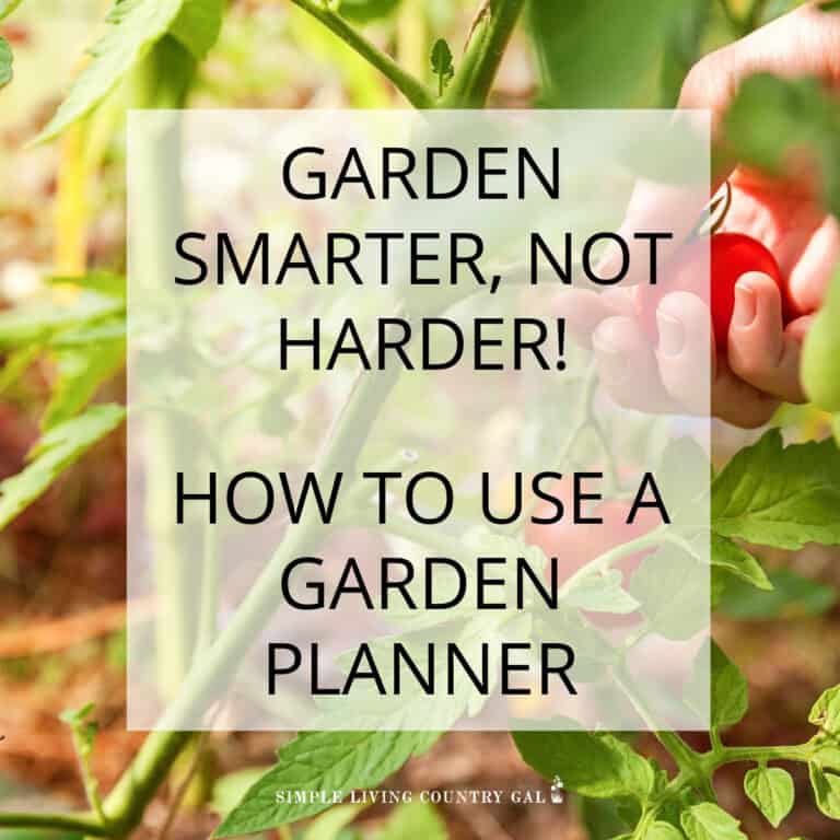 how to use a garden planner
