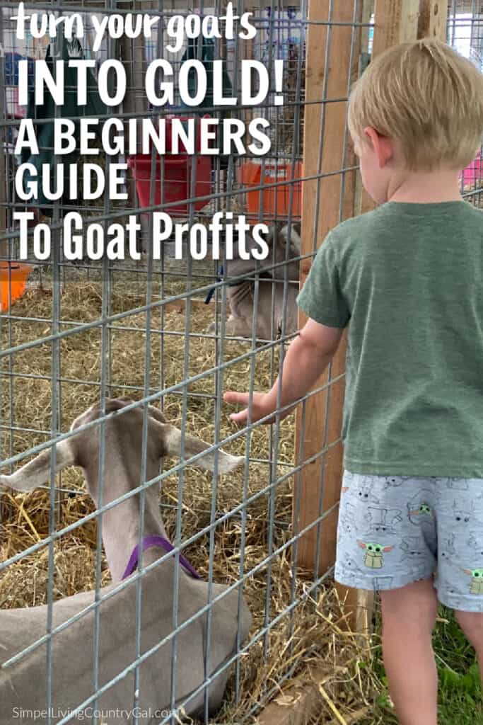 how to make money with goats