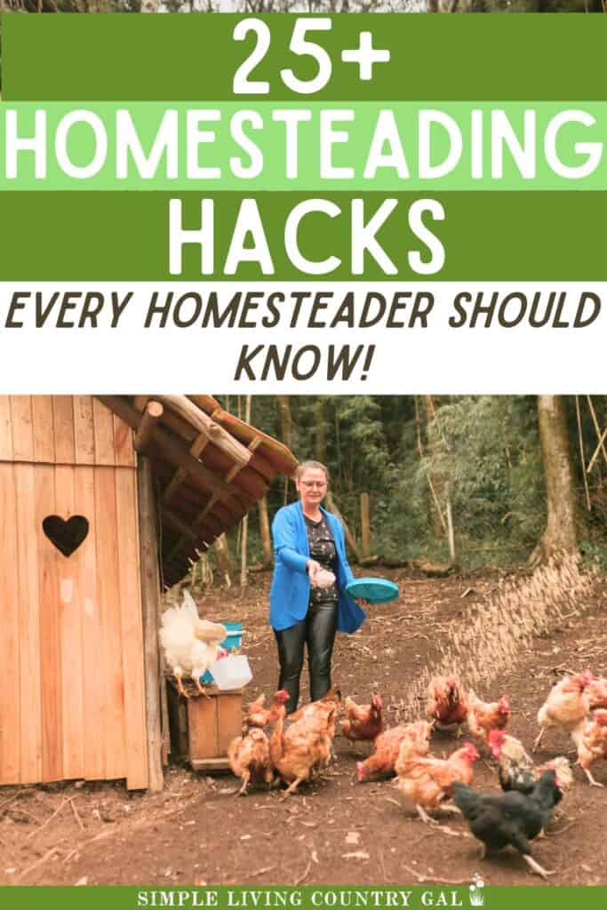 25+ Homesteading Hacks Every Homesteader Should Know