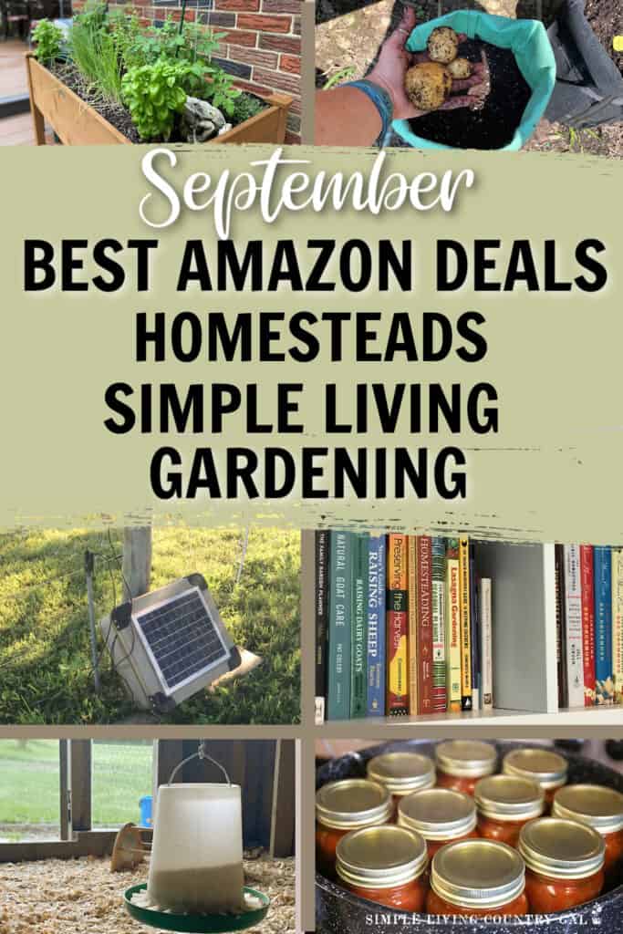 Amazon Deals page Homesteading edition